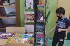 Biblioteka szkolna  działa!    