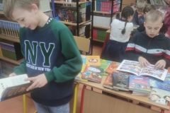 Książki w bibliotece