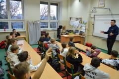 Spotkanie klas I - III z harcerzami